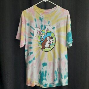 Buc-ee"s Easter Tie Dye T-shirt Adult Size Large Tie Dye Vacations Road Trips